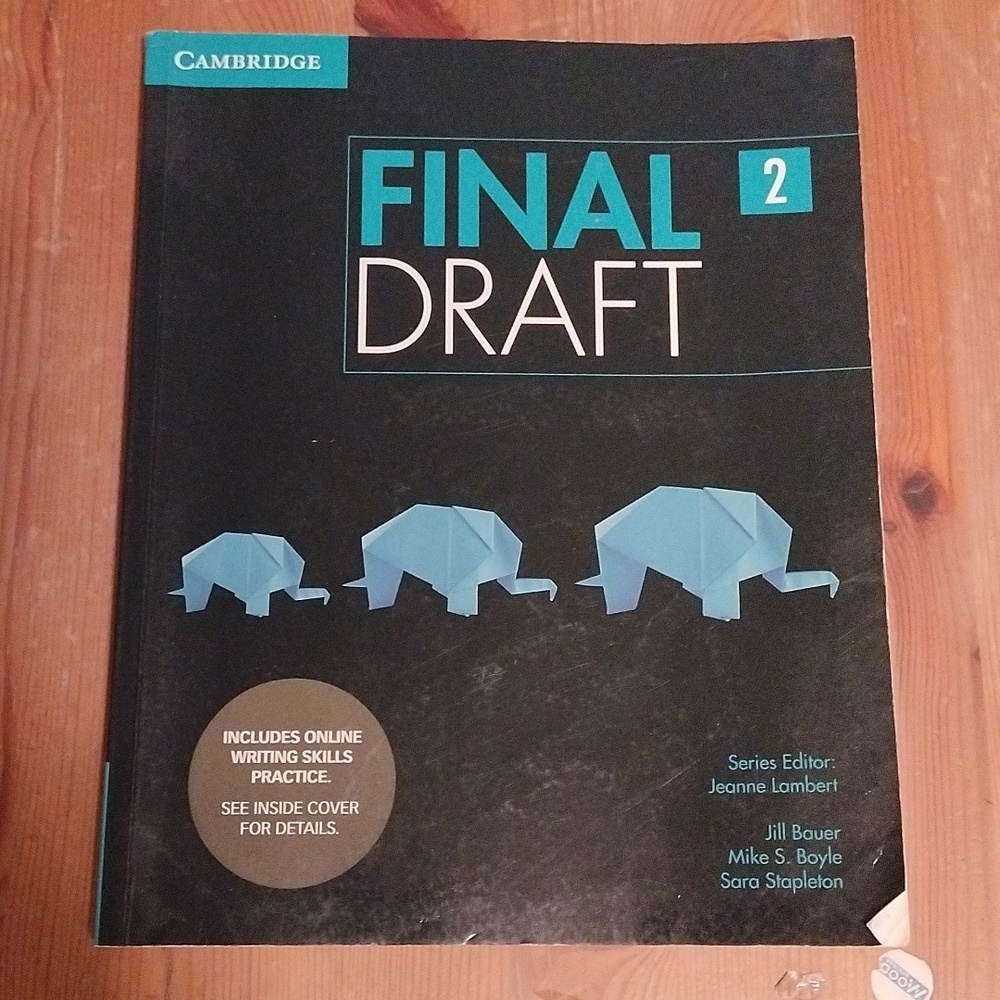 Cambridge Final 2 Draft usted book 📖.